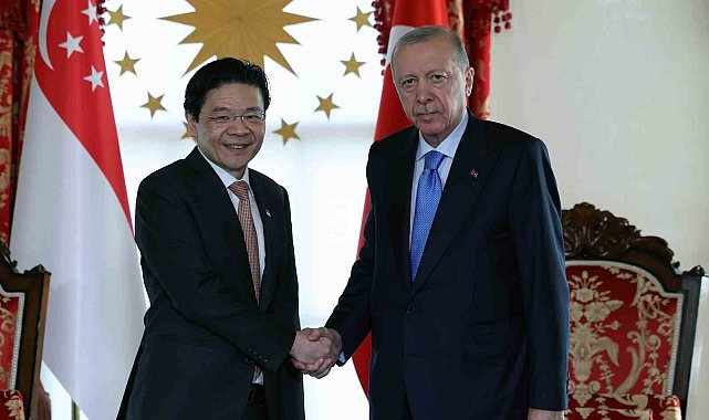 Cumhurbaşkanı Erdoğan, Singapur Başbakanı Lawrence Wong'u kabul etti