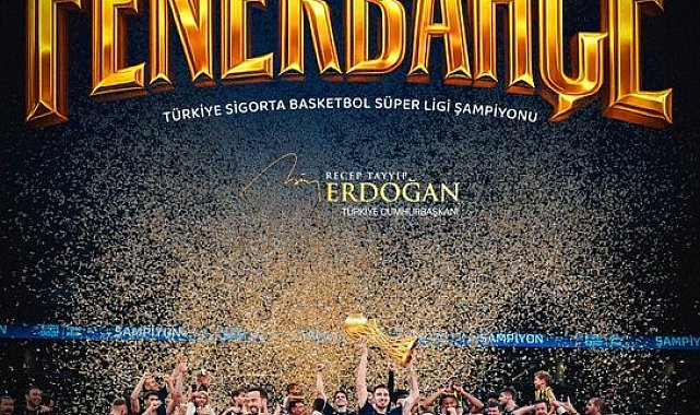 Cumhurbaşkanı Erdoğan'dan, Fenerbahçe Beko'ya tebrik mesajı