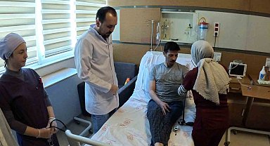 Dakikalarla yarışılan operasyonda hayat kurtaran müdahale