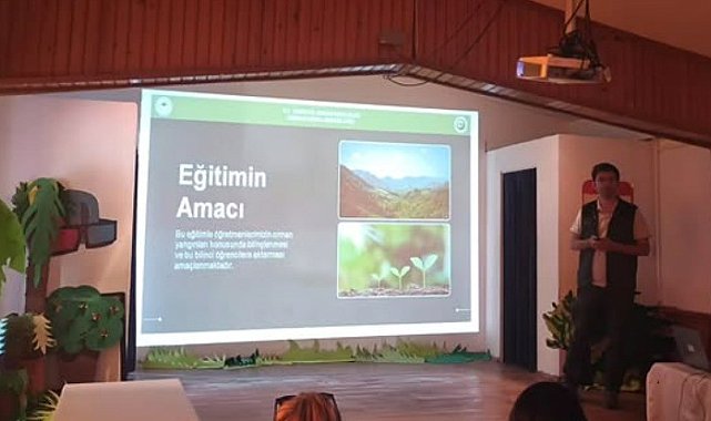 Datça'da öğretmenlere orman yangını eğitimi