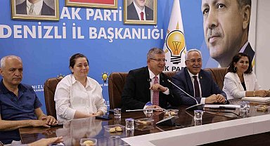 Denizli AK Parti'de 'vefa' zirvesi