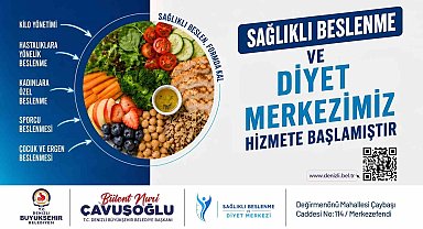 Denizli Büyükşehir ücretsiz diyetisyen hizmeti sunuyor