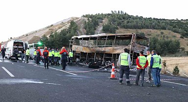 Denizli'deki otobüs faciasında hayatının kaybedenlerin sayısı 9'a çıktı