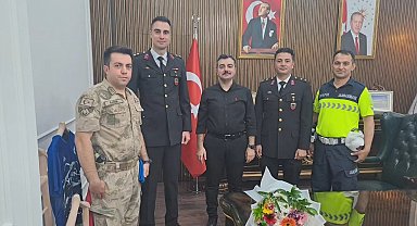 Dicle Kaymakamı Mustafa Atış, jandarmanın 187. kuruluş yıl dönümünü kutladı