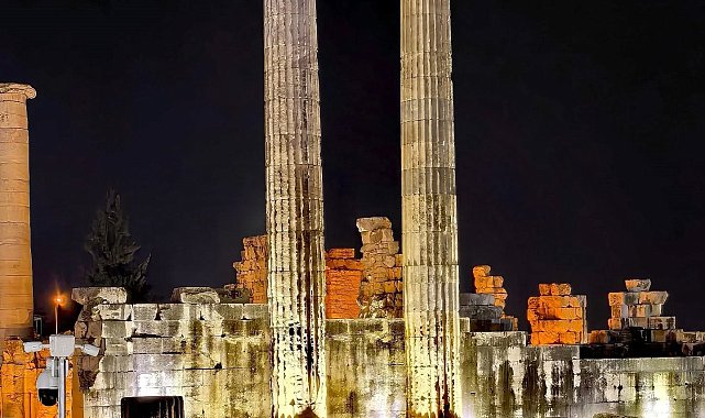 Didim Apollon Tapınağı, gece de ziyaret edilebilecek