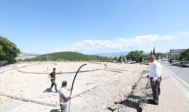 Dilovası'ndaki 2 dönümlük park ve mesire alanı yenileniyor