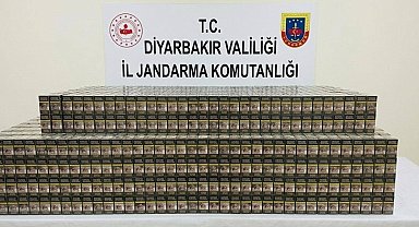 Diyarbakır'da 14 bin 988 paket kaçak sigara ele geçirildi