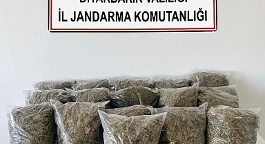 Diyarbakır'da 38 buçuk kilo esrar ele geçirildi