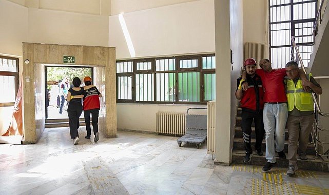Diyarbakır'da deprem ve yangın tatbikatı