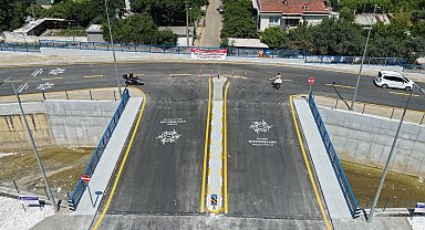 Doğu Aydın Bulvarı ve Tabakhane Deresi Köprüsü Projesi'nde çalışmalar tamamlandı