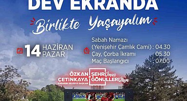 Dünya kupası heyecanı Yenişehir Yazlık Sineması'nda yaşanacak