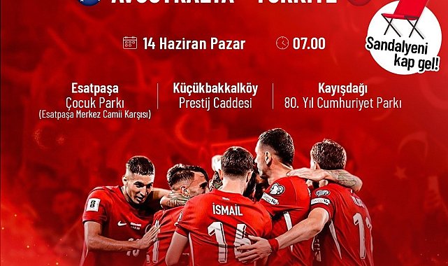 Dünya Kupası'ndaki milli heyecan dev ekranda