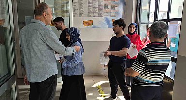 Düzce 9 binden fazla öğrenci sınavda ter döküyor