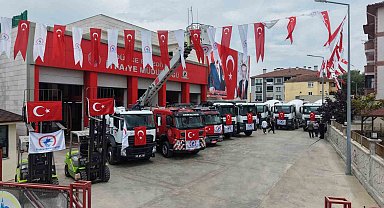 Düzce Belediyesi'ne 12 araçlık takviye