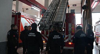 Düzce İtfaiyesi yedi 24 vatandaşın yanında