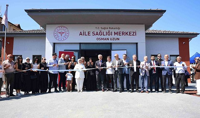 Düzce Osman Uzun Aile Sağlığı Merkezi dualarla açıldı