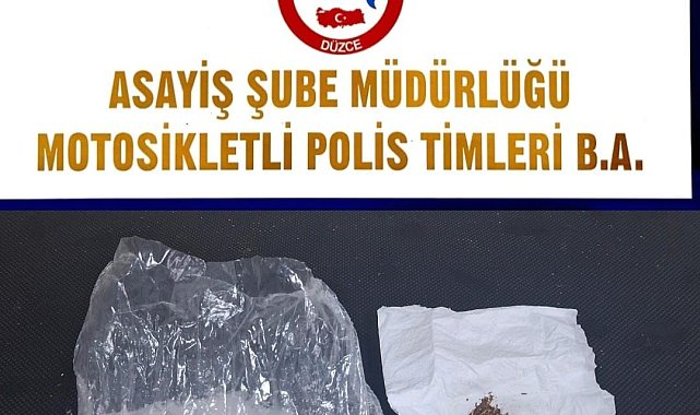 Düzce'de uyuşturucu ile mücadele sürüyor