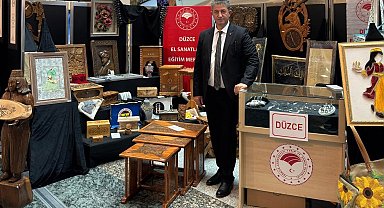 Düzce'yi el emeği ürünlerle Ankara'da temsil ettiler