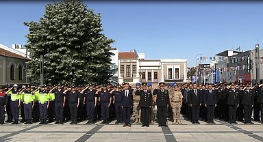 Edirne'de jandarmanın kuruluşunun 187'inci yılı törenle kutlandı