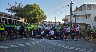 Edremit'te pedallar özel güvenlik görevlileri için döndü