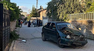 Ehliyetsiz çocuk sürücünün karıştığı kazada 2'si çocuk 5 kişi yaralandı
