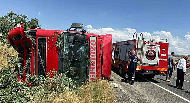 Elazığ'da tır devrildi: 1 yaralı