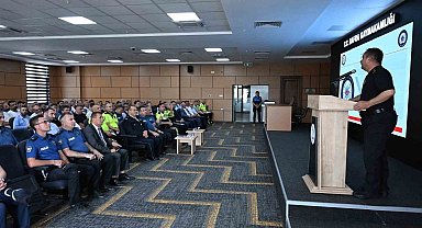 Emniyet Müdürü Arıbaş, Bafra'da toplu taşıma sektörü temsilcileri ile toplantı yaptı