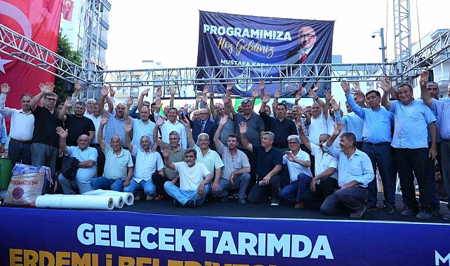 Erdemli Belediyesinden üreticilere önemli destek
