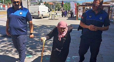 Erzincan zabıtasından gönülleri ısıtan davranış