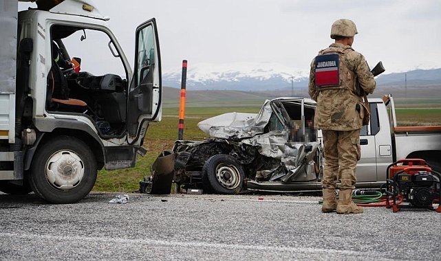 Erzurum'da jandarma bölgesinde bir ayda 34 kişi trafik kazalarında yaralandı