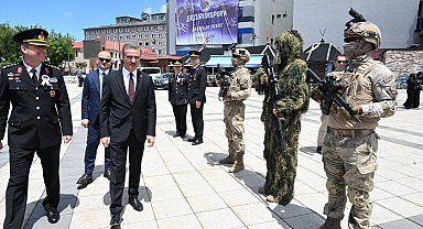Erzurum'da jandarmanın 187. yılına özel tanıtım standı