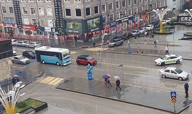 Erzurum'da kuvvetli sağanak yağış uyarısı