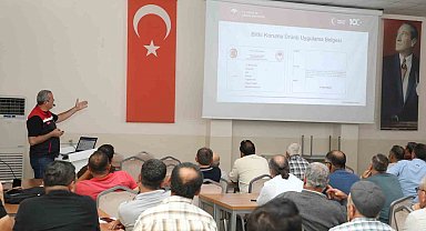Eskişehir'de çiftçilere güvenli üretim eğitimi