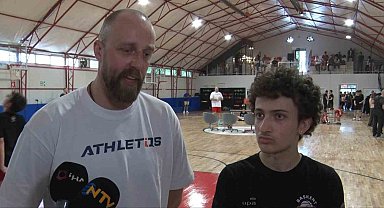 EuroLeague'in önemli ismi Milaknis Ankara'da genç sporcularla buluştu
