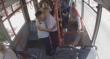 Fenalaşan yolcu için şoför ve yolcular seferber oldu