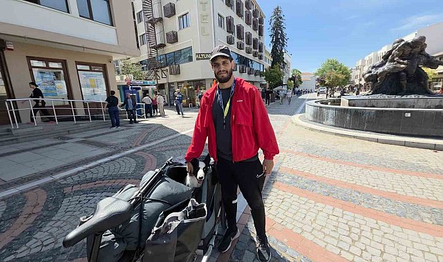 Filistin için pedal çeviriyor: Berlin'den Tokyo'ya uzanan yolculuk Edirne'den geçti