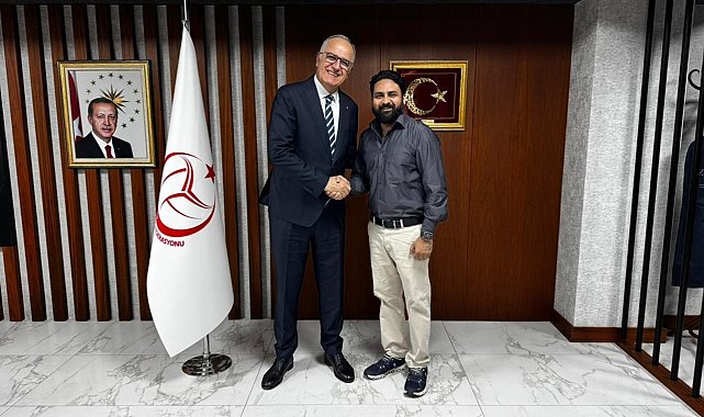 FIVB İletişim Komisyonu Üyesi Dr. Varuna Suthra, Türkiye Voleybol Federasyonu'nu ziyaret etti