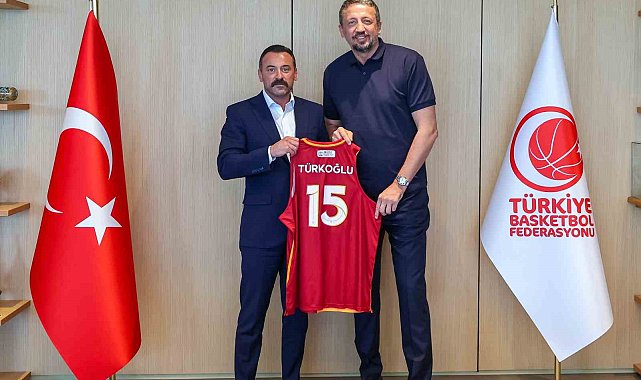 Galatasaray'dan TBF Başkanı Türkoğlu'na ziyaret