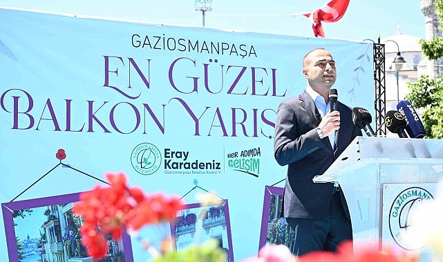 Gaziosmanpaşa'nın en güzel balkonları ödüllendirildi