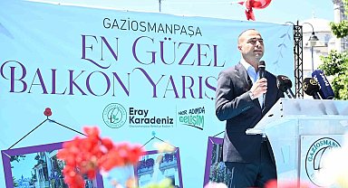 Gaziosmanpaşa'nın en güzel balkonları ödüllendirildi