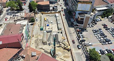 Gebze'de tarihi hamamı gün yüzüne çıkaracak tam otomatik otopark projesi yükseliyor