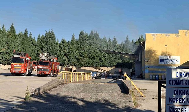 Gediz OSB'de alüminyum işleme tesisinde patlama 1'i ağır 3 yaralı