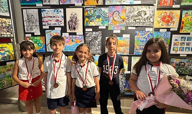 GKV Özel İlkokulu'ndan uluslararası sanat zaferi