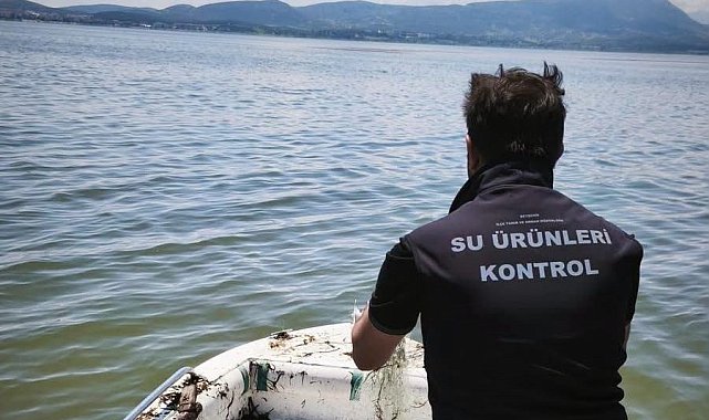 Gölde kaçak avlanmaya geçit yok
