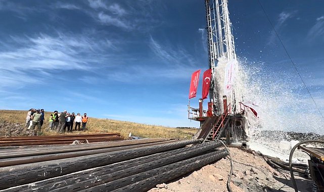 Gönen Sera OSB'de jeotermal kuyu açıldı