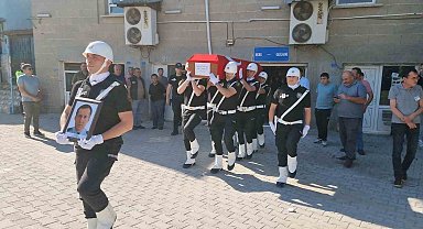 Görev başında hayatını kaybeden polis memuru son yolculuğuna uğurlandı