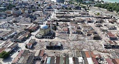 Gülsan Sanayi Sitesi'nde yıkımlar devam ediyor