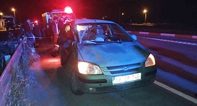 Hac ziyaretine giderken kaza: 1 ölü, 3 yaralı