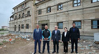 Hafik Devlet Hastanesi inşaatında sona yaklaşıldı