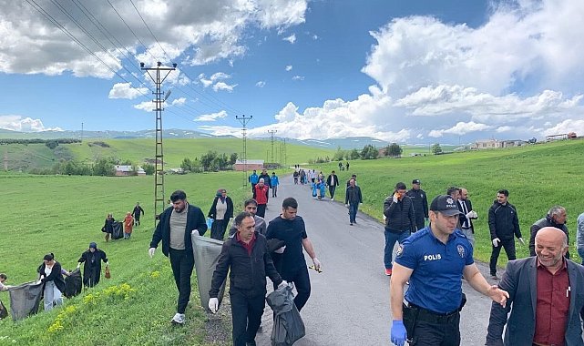 Hanak'ta çöp toplama seferberliği